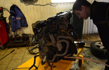 Съём двигателя Пежо 407
